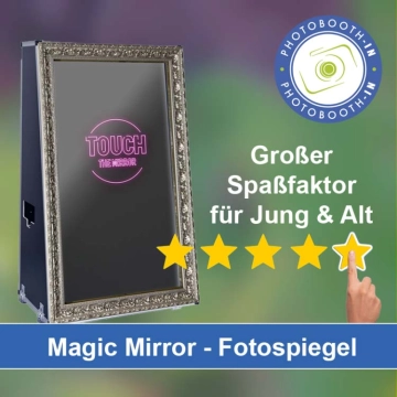 In Bad Bocklet einen Magic Mirror Fotospiegel mieten