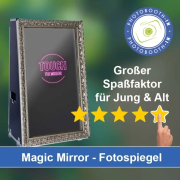 In Bad Bodenteich einen Magic Mirror Fotospiegel mieten