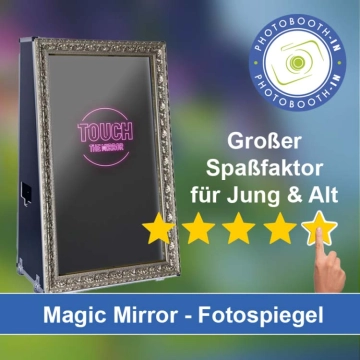 In Bad Brückenau einen Magic Mirror Fotospiegel mieten