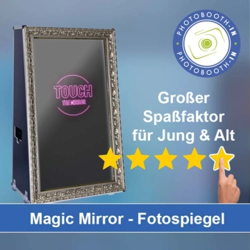 In Bad Buchau einen Magic Mirror Fotospiegel mieten