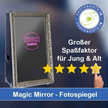 In Bad Elster einen Magic Mirror Fotospiegel mieten