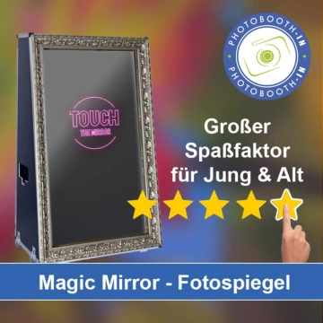 In Bad Emstal einen Magic Mirror Fotospiegel mieten