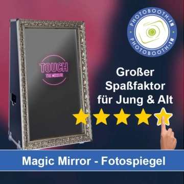 In Bad Endbach einen Magic Mirror Fotospiegel mieten