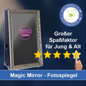 In Bad Endorf einen Magic Mirror Fotospiegel mieten
