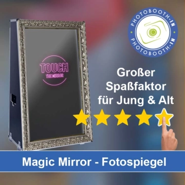 In Bad Feilnbach einen Magic Mirror Fotospiegel mieten