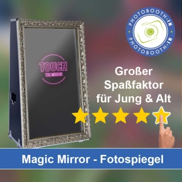 In Bad Gottleuba-Berggießhübel einen Magic Mirror Fotospiegel mieten