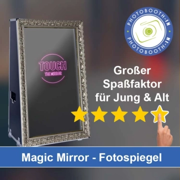 In Bad Homburg vor der Höhe einen Magic Mirror Fotospiegel mieten