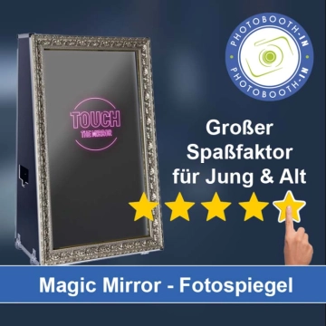 In Bad Klosterlausnitz einen Magic Mirror Fotospiegel mieten