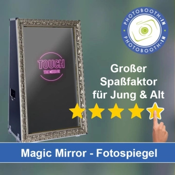 In Bad Langensalza einen Magic Mirror Fotospiegel mieten