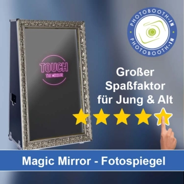 In Bad Lippspringe einen Magic Mirror Fotospiegel mieten