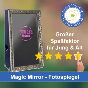 In Bad Lobenstein einen Magic Mirror Fotospiegel mieten