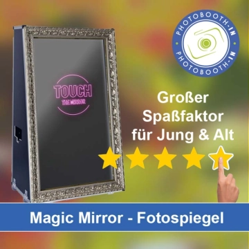 In Bad Nauheim einen Magic Mirror Fotospiegel mieten