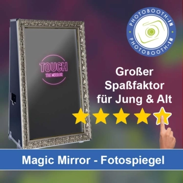 In Bad Nenndorf einen Magic Mirror Fotospiegel mieten