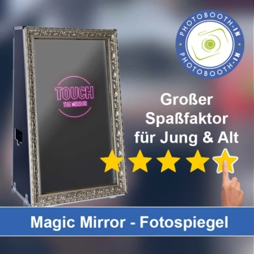 In Bad Neuenahr-Ahrweiler einen Magic Mirror Fotospiegel mieten