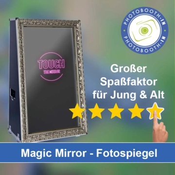 In Bad Reichenhall einen Magic Mirror Fotospiegel mieten