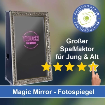 In Bad Saulgau einen Magic Mirror Fotospiegel mieten