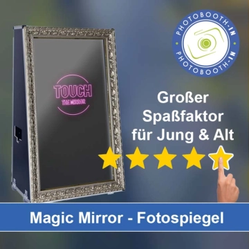In Bad Segeberg einen Magic Mirror Fotospiegel mieten