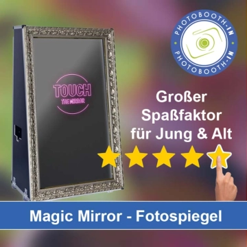 In Bad Staffelstein einen Magic Mirror Fotospiegel mieten