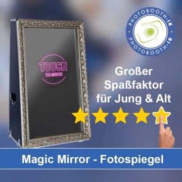 In Bad Teinach-Zavelstein einen Magic Mirror Fotospiegel mieten