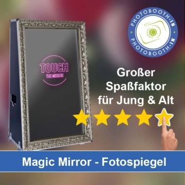 In Bad Urach einen Magic Mirror Fotospiegel mieten