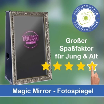 In Bad Vilbel einen Magic Mirror Fotospiegel mieten