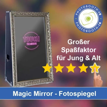 In Bad Windsheim einen Magic Mirror Fotospiegel mieten