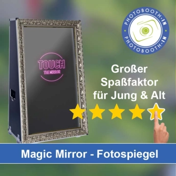 In Bad Wünnenberg einen Magic Mirror Fotospiegel mieten