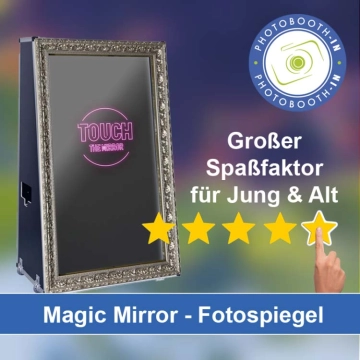 In Bad Zwesten einen Magic Mirror Fotospiegel mieten