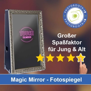 In Badbergen einen Magic Mirror Fotospiegel mieten