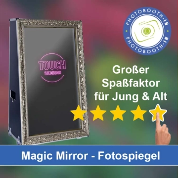 In Baesweiler einen Magic Mirror Fotospiegel mieten