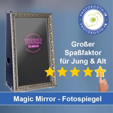 In Bahlingen am Kaiserstuhl einen Magic Mirror Fotospiegel mieten