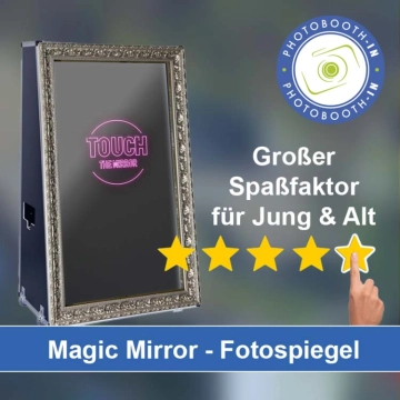 In Baienfurt einen Magic Mirror Fotospiegel mieten