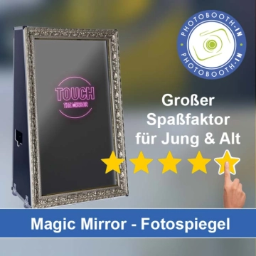 In Baiersbronn einen Magic Mirror Fotospiegel mieten
