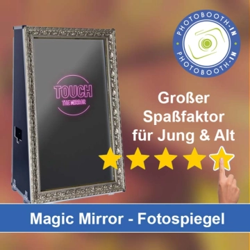 In Baiersdorf einen Magic Mirror Fotospiegel mieten