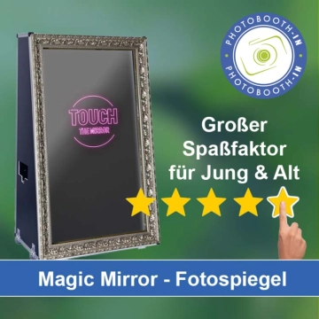 In Bamberg einen Magic Mirror Fotospiegel mieten