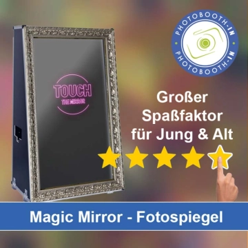 In Bannewitz einen Magic Mirror Fotospiegel mieten