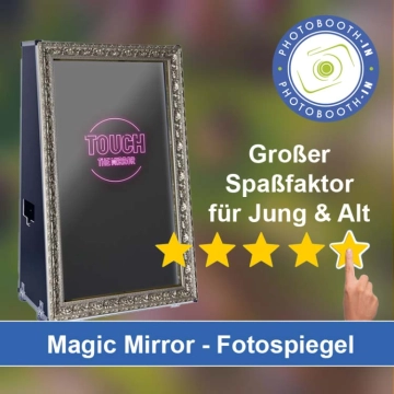In Barmstedt einen Magic Mirror Fotospiegel mieten