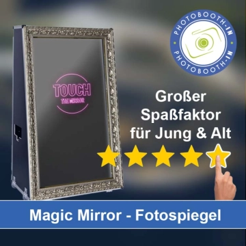 In Barßel einen Magic Mirror Fotospiegel mieten
