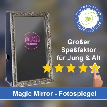 In Bayreuth einen Magic Mirror Fotospiegel mieten