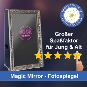 In Beckingen einen Magic Mirror Fotospiegel mieten