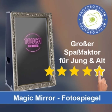 In Bedburg-Hau einen Magic Mirror Fotospiegel mieten