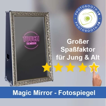 In Beelitz einen Magic Mirror Fotospiegel mieten