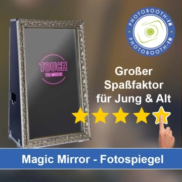 In Beilrode einen Magic Mirror Fotospiegel mieten