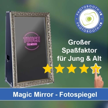 In Beilstein (Württemberg) einen Magic Mirror Fotospiegel mieten