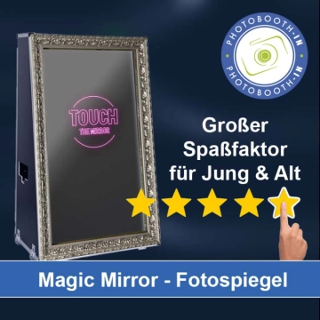 In Belgern-Schildau einen Magic Mirror Fotospiegel mieten