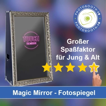 In Belgershain einen Magic Mirror Fotospiegel mieten