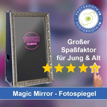 In Bennewitz einen Magic Mirror Fotospiegel mieten