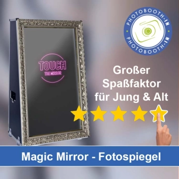 In Bensheim einen Magic Mirror Fotospiegel mieten