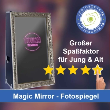 In Bergen (Chiemgau) einen Magic Mirror Fotospiegel mieten
