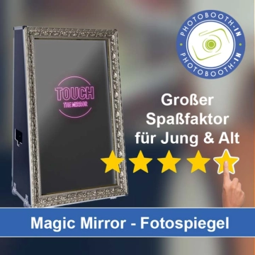 In Bergisch Gladbach einen Magic Mirror Fotospiegel mieten